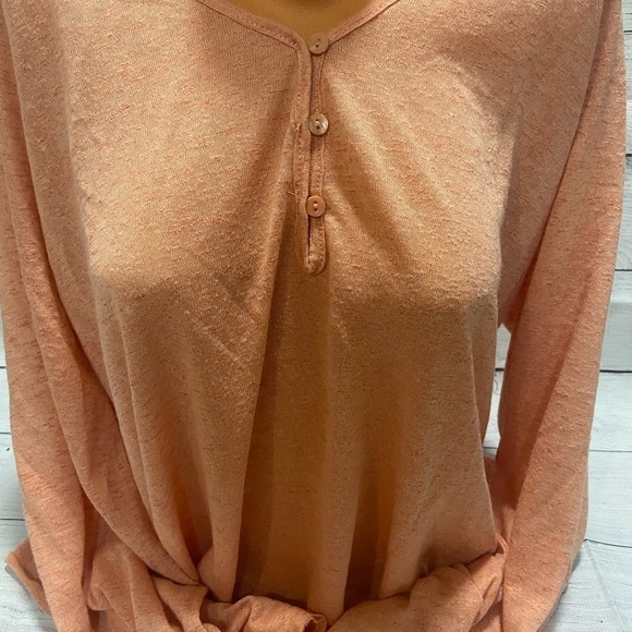 Out From Under Urban Outfitters Boho Women’s Pink Top Bell Sleeve Oversized M - Picture 2 of 12
